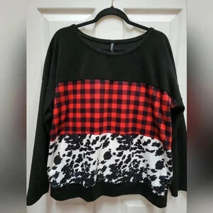 Crazy Train Women's Movin' On Up Pullover Plus Size Sweater Size 2x